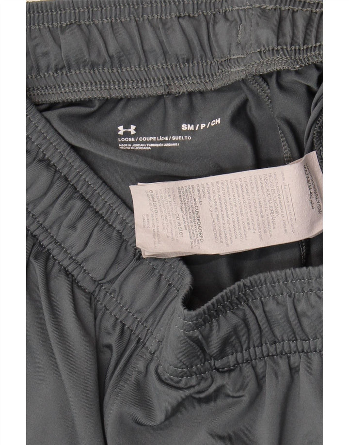 UNDER ARMOUR Mens Sport Shorts Small  Grey Polyester Vintage Under Armour and Second-Hand Under Armour from Messina Hembry 