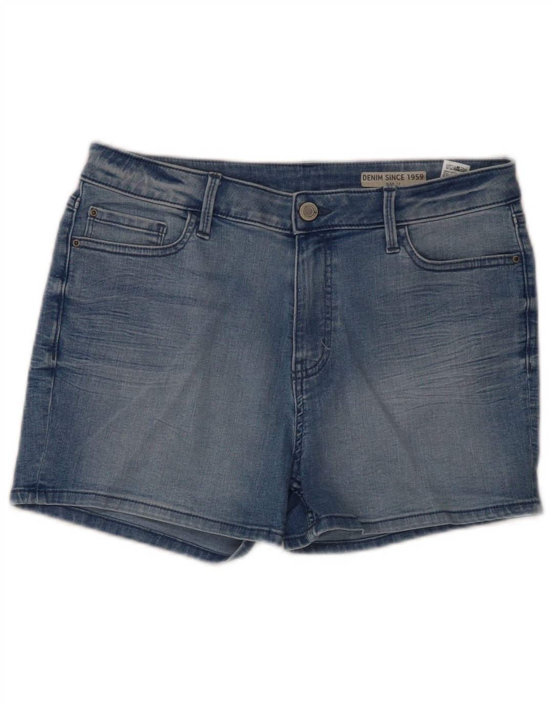 Damskie spodenki jeansowe Marks & Spencer UK 12 Medium W31 Niebieskie, bawełniane