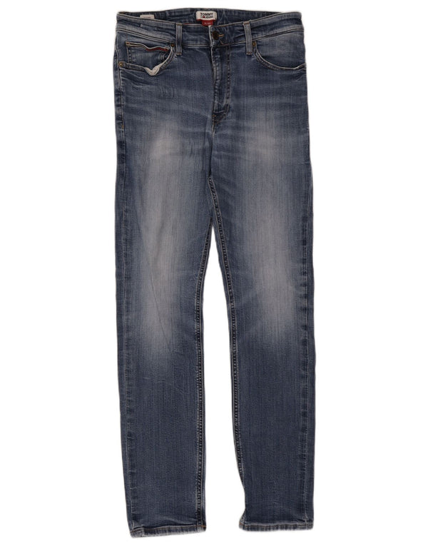 Męskie jeansy obcisłe Tommy Hilfiger W31 L32 Niebieskie bawełniane