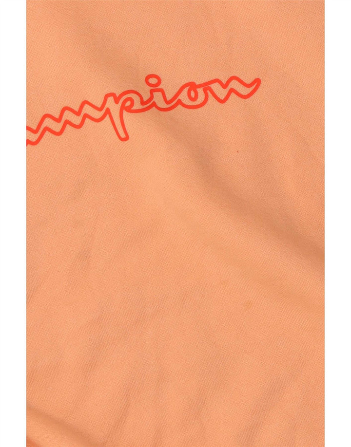 Damska bluza z kapturem Champion Graphic Oversize UK 14, średnia pomarańcza