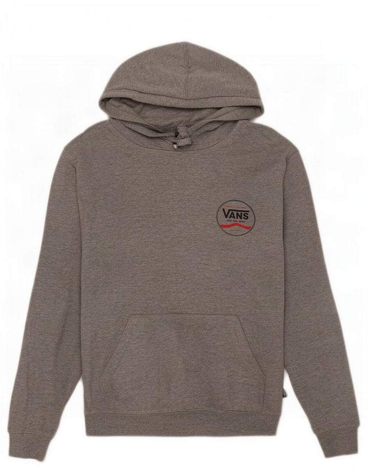 Męski sweter z kapturem Vans z grafiką, mały, szary, nakrapiany