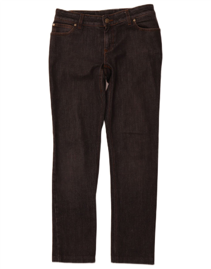 Damskie proste dżinsy GUCCI IT 44 Medium W30 L30 Szara bawełna