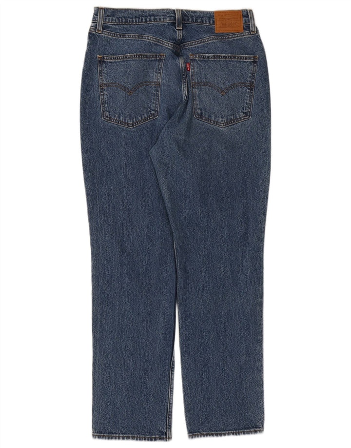 LEVI'S Womens Slim Straight Jeans W31 L29  Blue Cotton
