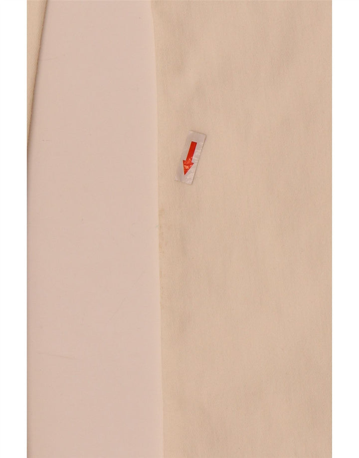Damskie jeansy rozkloszowane Zara EU 34 2XS W24 L32 Biała bawełna
