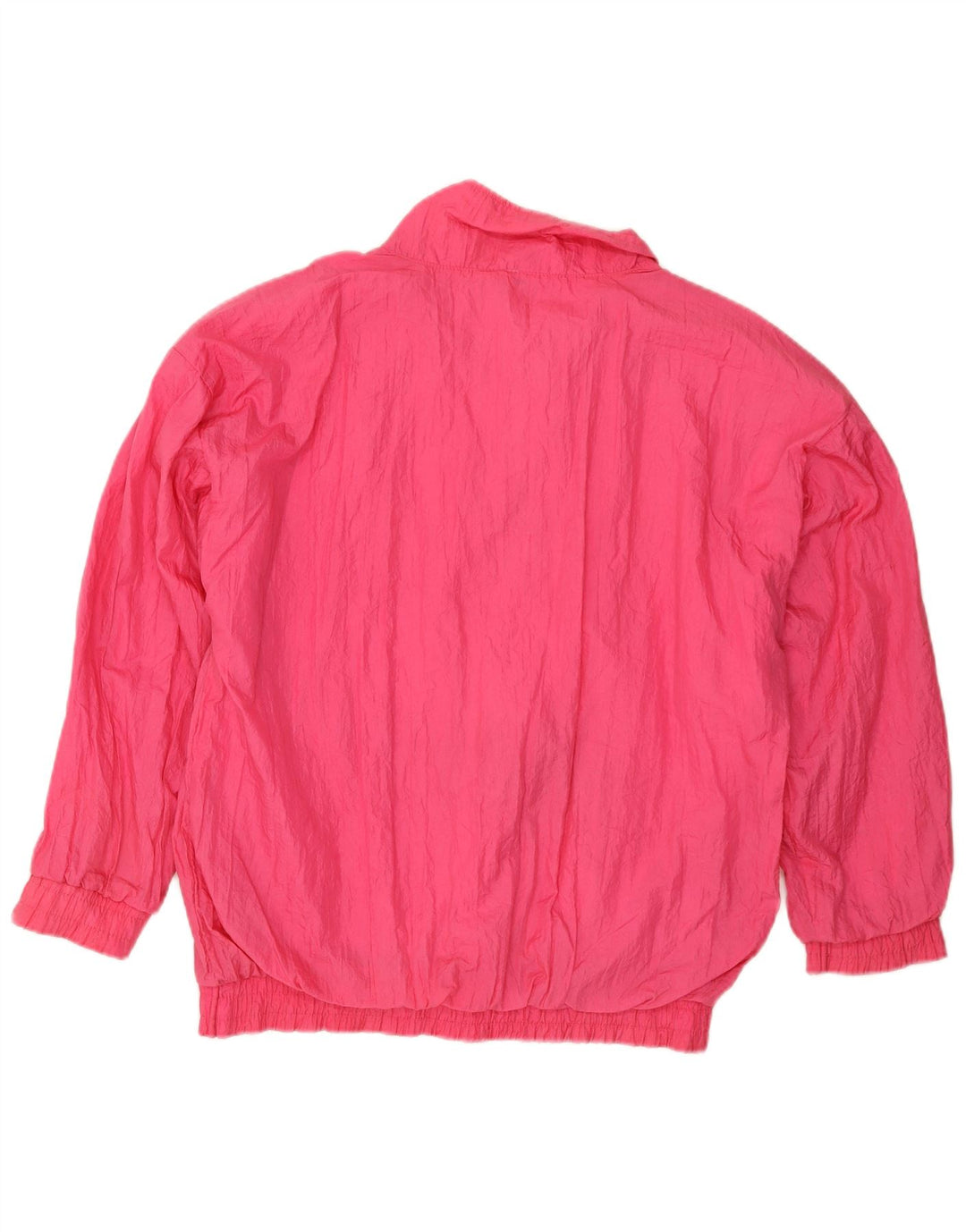 Vintage męska kurtka Anorak UK 42/44, duża, różowa nylonowa
