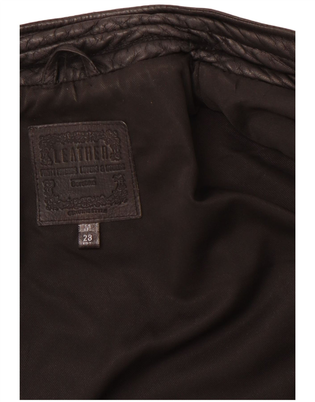 Damska kurtka skórzana BERSHKA UK 12, średnia czarna skóra