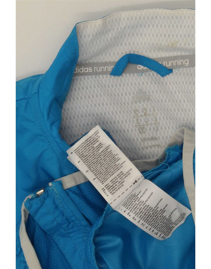 Męska bluza dresowa Adidas, średnia niebieska, poliester