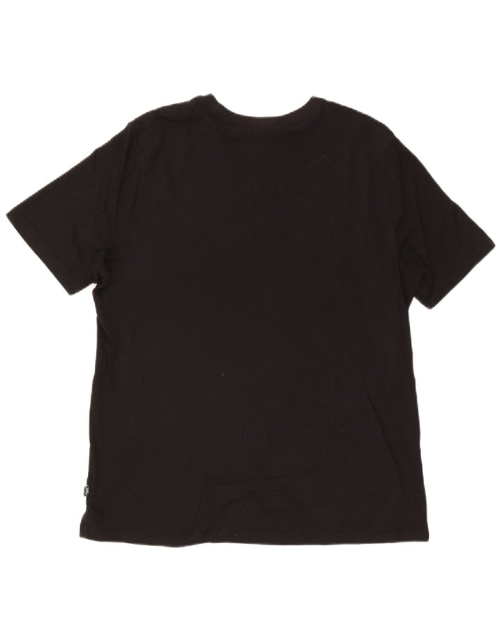 Męski T-shirt z grafiką Puma, duży, czarny
