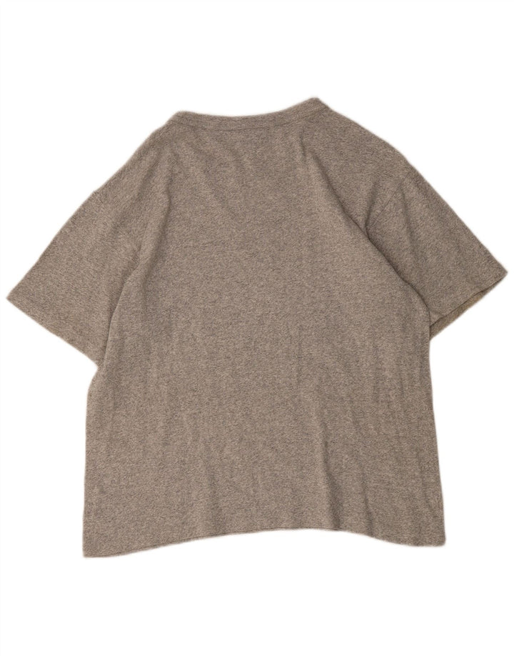 CHAMPION Womens Graphic T-Shirt Top UK 14 Medium Grey