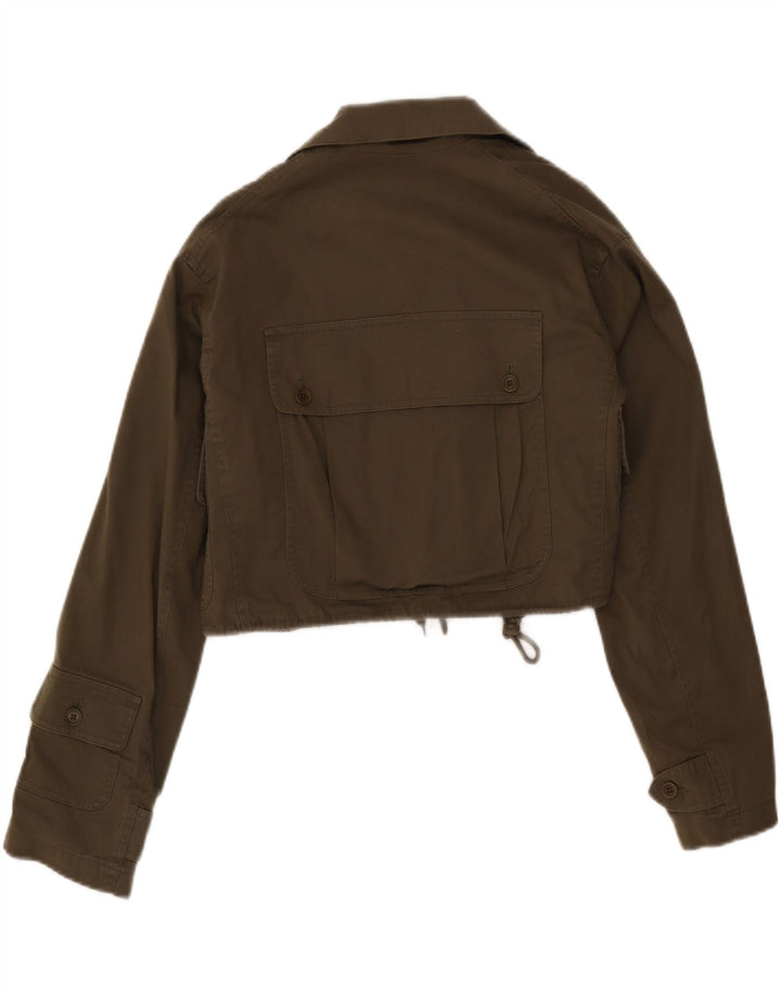 Damska kurtka Crop Utility Ralph Lauren UK 10, mała, bawełniana khaki