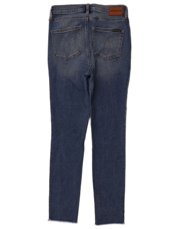 Calvin Klein Womens Skinny Jeans US 6 Medium W28 L26 Blue Cotton