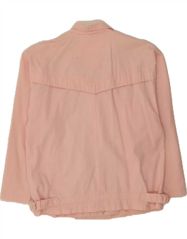 VINTAGE Womens Double Breasted Blazer Jacket UK 18 XL Pink Vintage Vintage and Second-Hand Vintage from Messina Hembry 