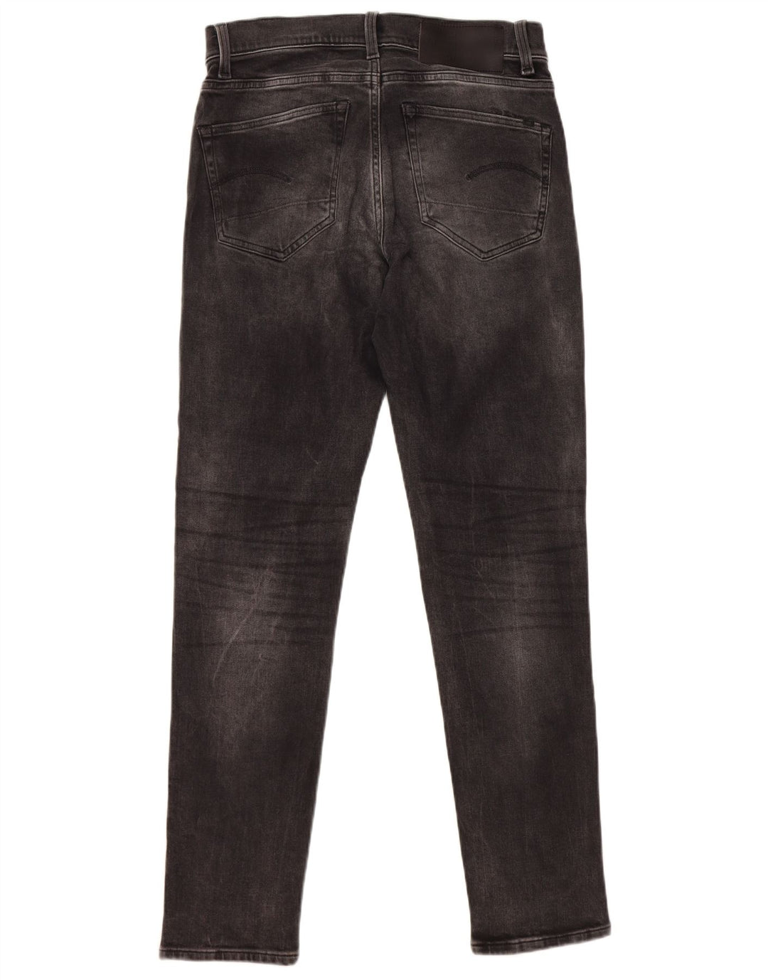 G-Star Damskie 3301 Slim Jeans W28 L32 Czarna bawełna