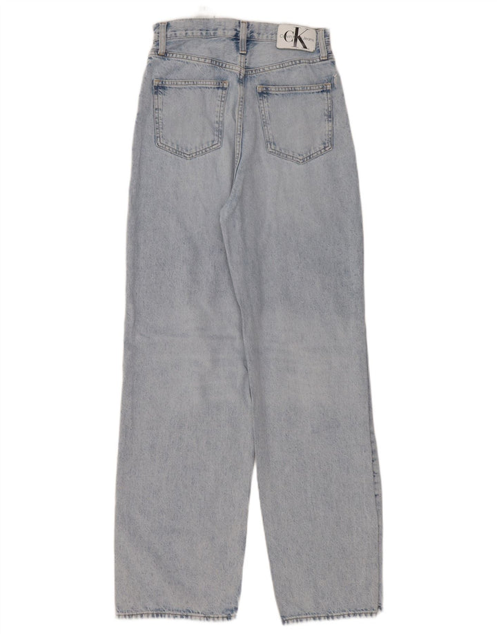 Damskie luźne dżinsy Calvin Klein W26 L32 Niebieskie bawełniane