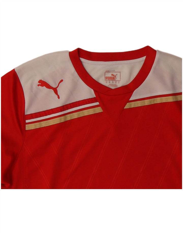 Męski t-shirt PUMA Top w kolorze średnio czerwonym