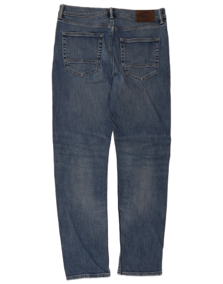 Marks & Spencer Męskie jeansy slim W32 L31 Niebieskie