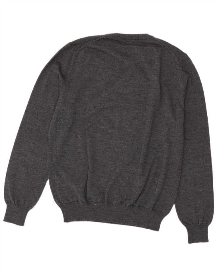 Damski sweter z okrągłym dekoltem Calvin Klein Jeans UK 16, duży, szary