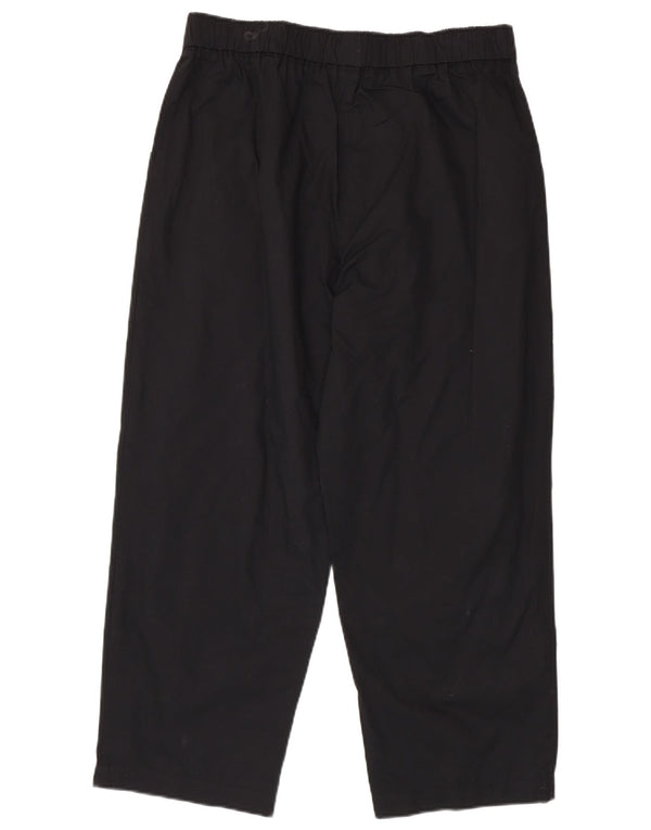 Proste spodnie damskie Benetton W34 L26 czarne