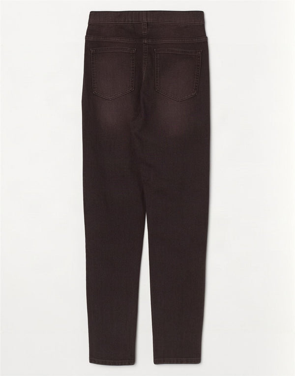 Marks & Spencer Damskie jeansy Jegging UK 12 Medium W28 L28 Szara bawełna