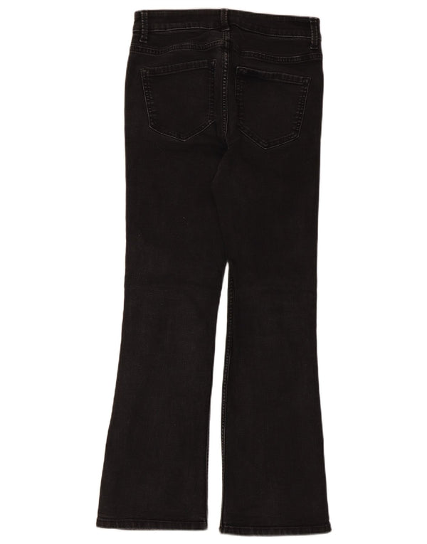 Marks & Spencer Damskie Jeansy Eva Bootcut UK 10 Małe W28 L27 Czarne