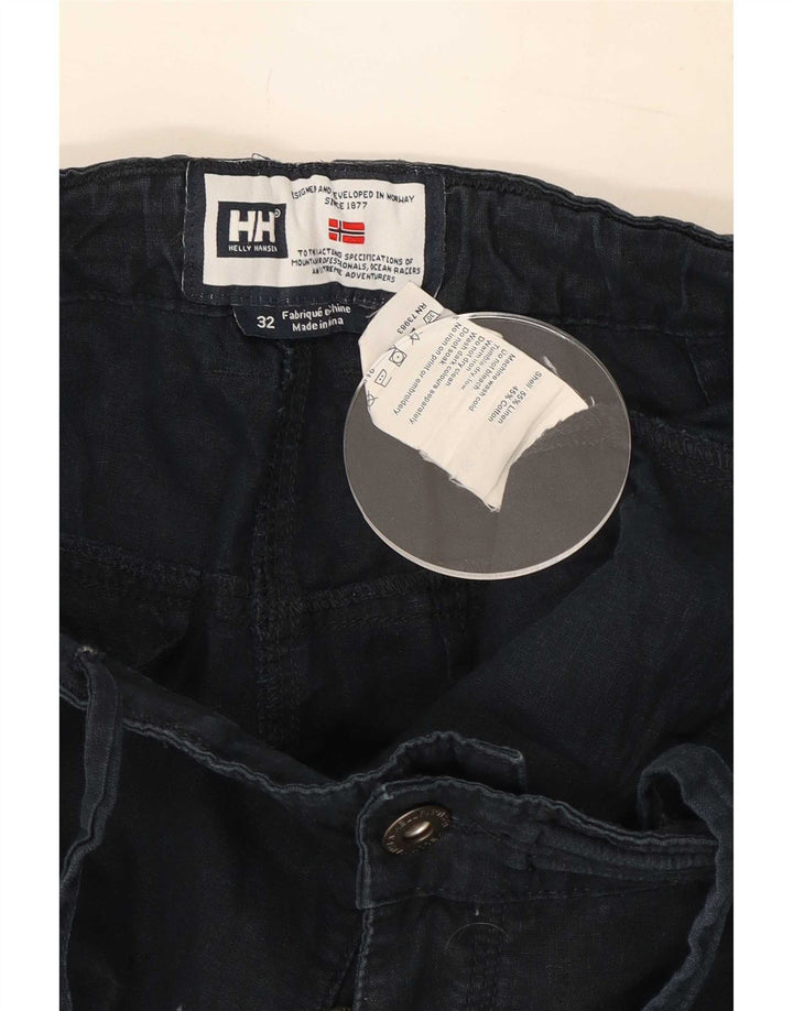 Spodnie damskie Helly Hansen W32 L31 Granatowe lniane