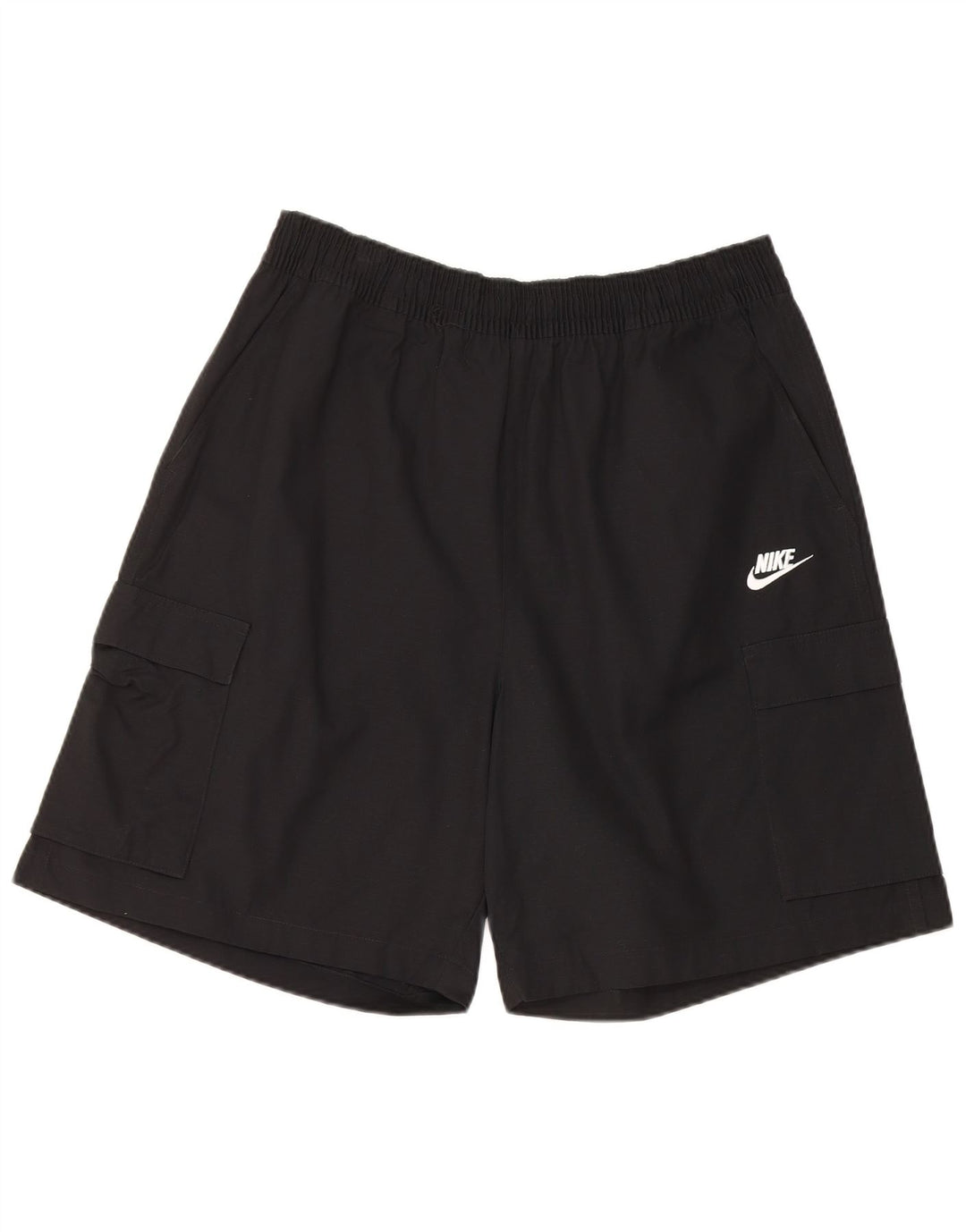 Męskie spodenki cargo Nike, duże, W34, czarne, bawełniane