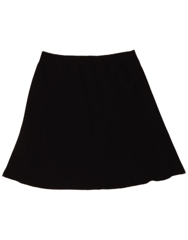 Marks & Spencer Damska spódnica w kształcie litery A UK 18 XL W38 Czarny poliester