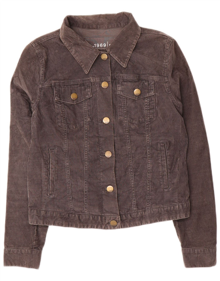 Damska kurtka sztruksowa Gap Crop UK 14, średnia szara bawełna