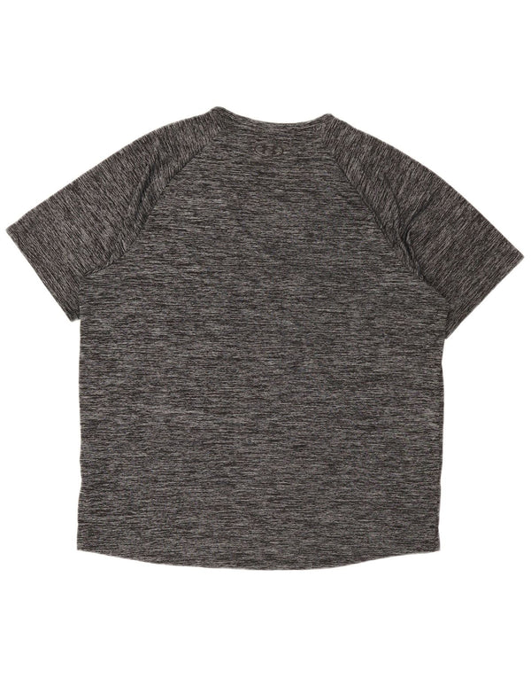 Męski t-shirt Under Armour Top 2XL, szary, nakrapiany poliester
