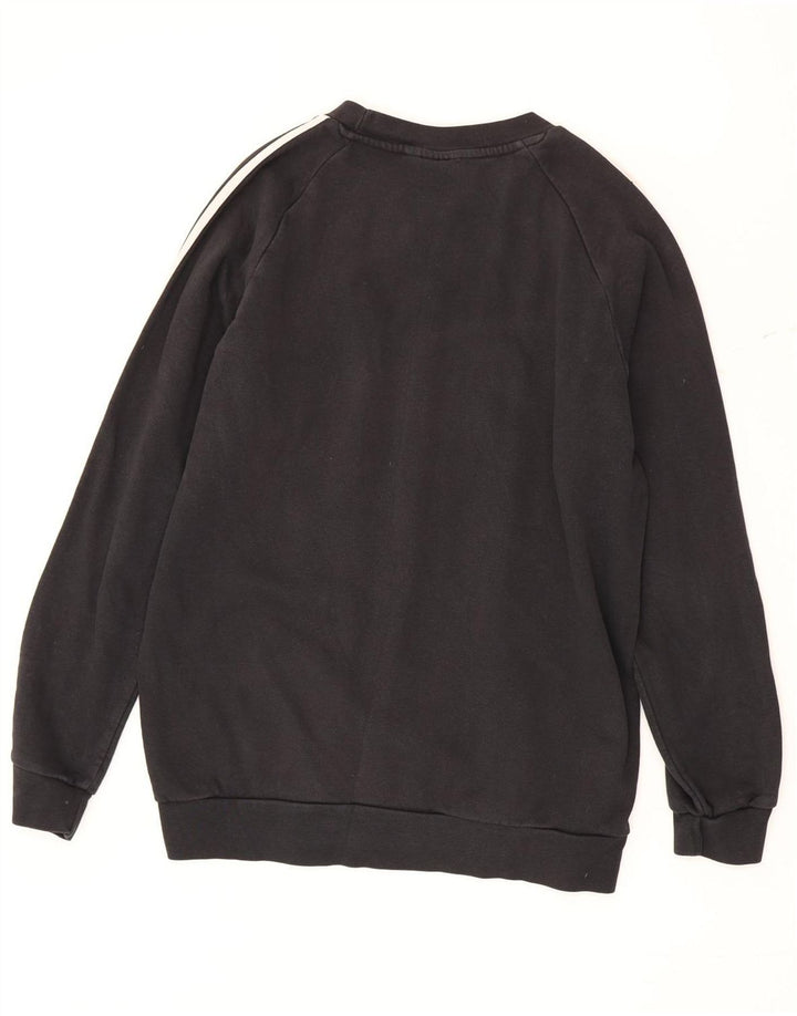 Adidas Męska Bluza Sweter Średni Czarny Bawełna