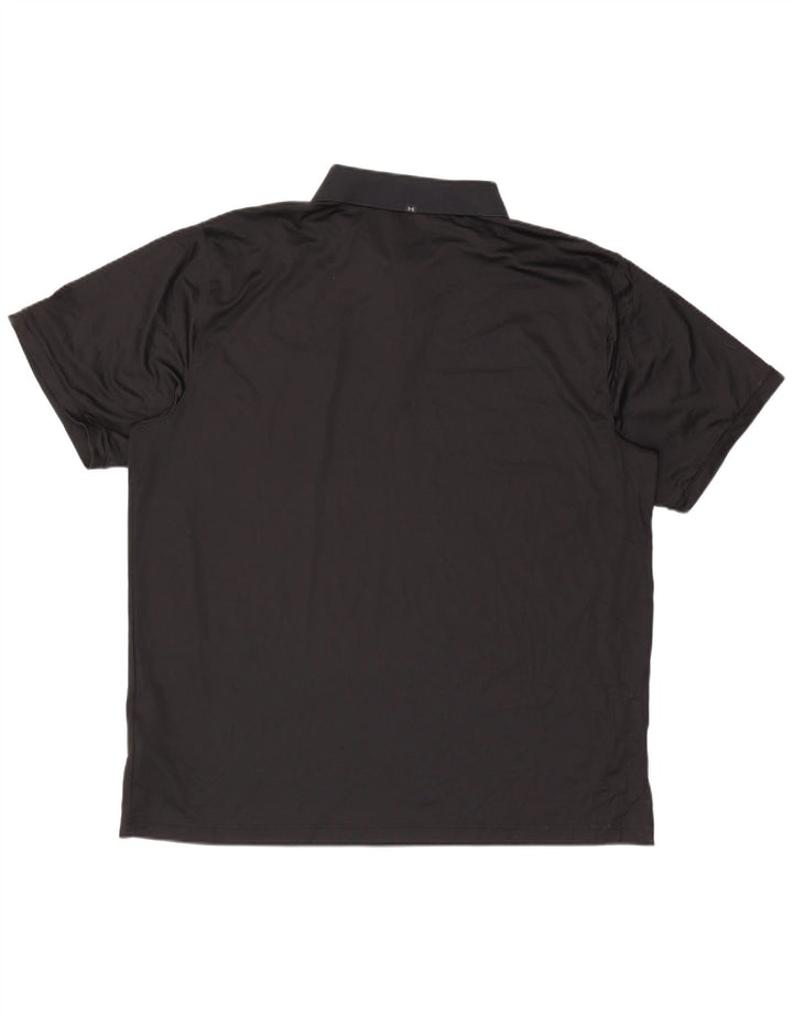 Męska koszulka polo Under Armour 3XL, czarny poliester