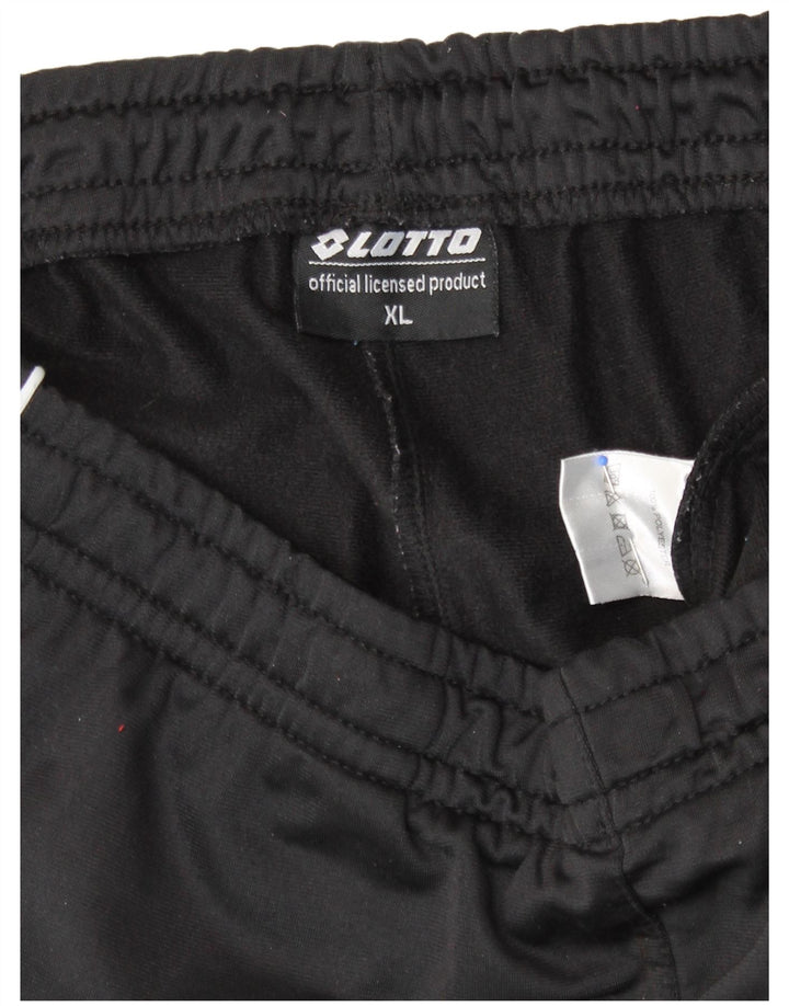 LOTTO Womens Tracksuit Trousers UK 18 XL  Black Polyester