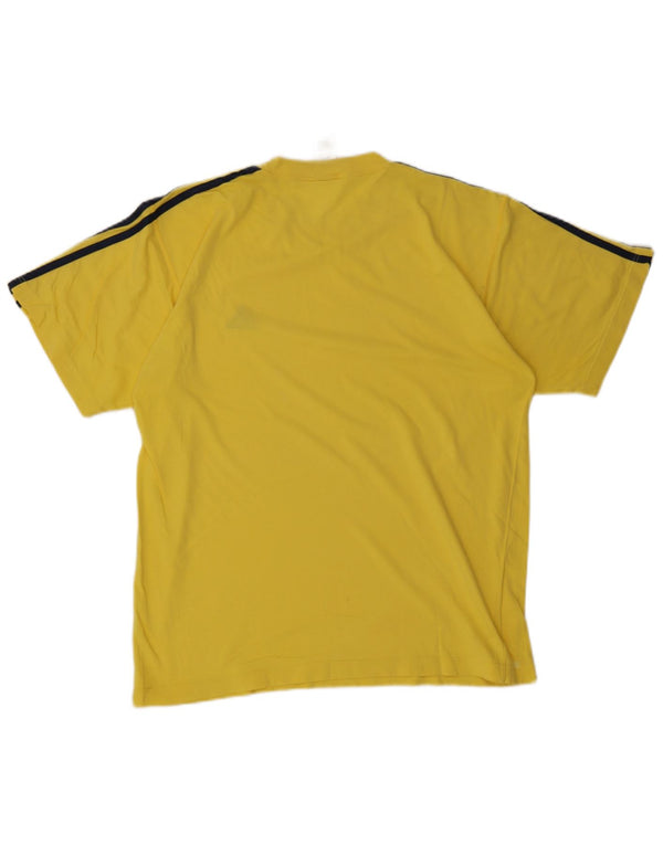 T-shirt męski Adidas Top średni żółty
