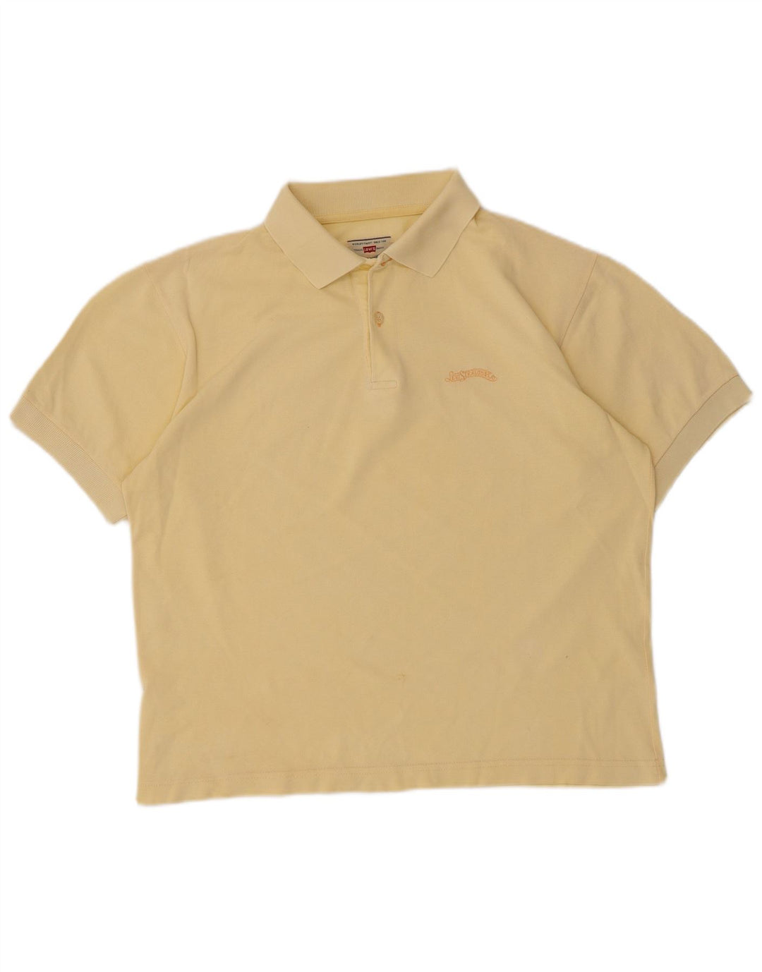 Męska koszulka polo Levi's, średniożółta