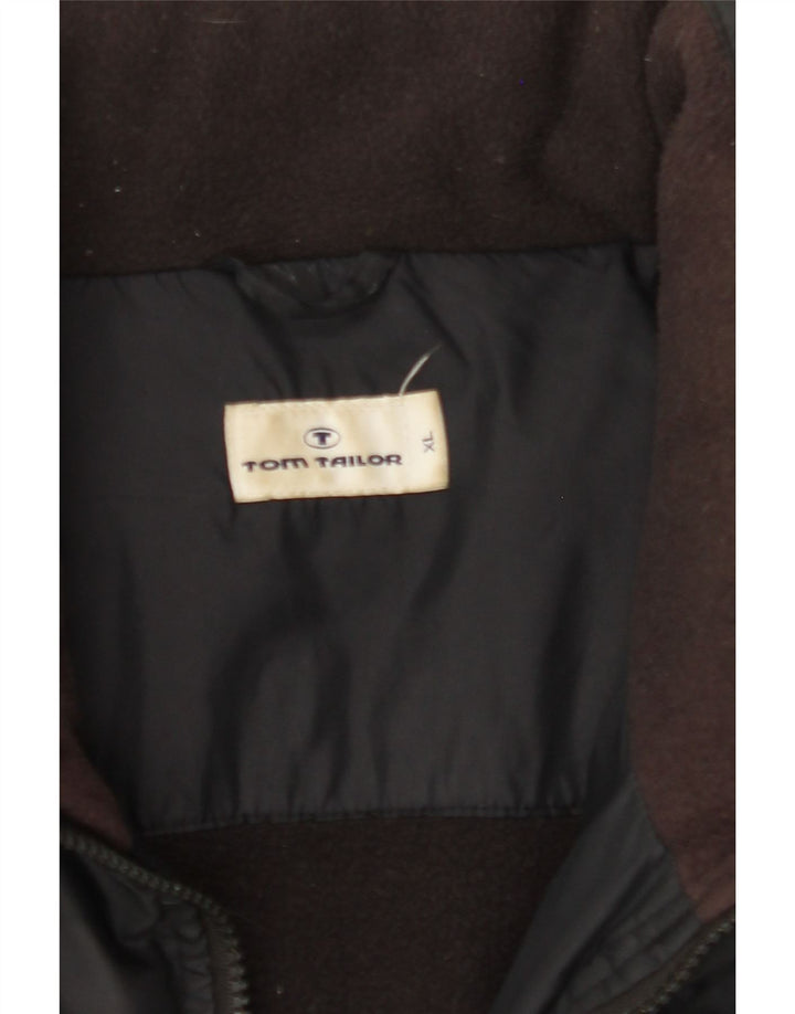 QUIKSILVER Mens Padded Jacket UK 38 Medium Black Cotton Vintage Quiksilver and Second-Hand Quiksilver from Messina Hembry 