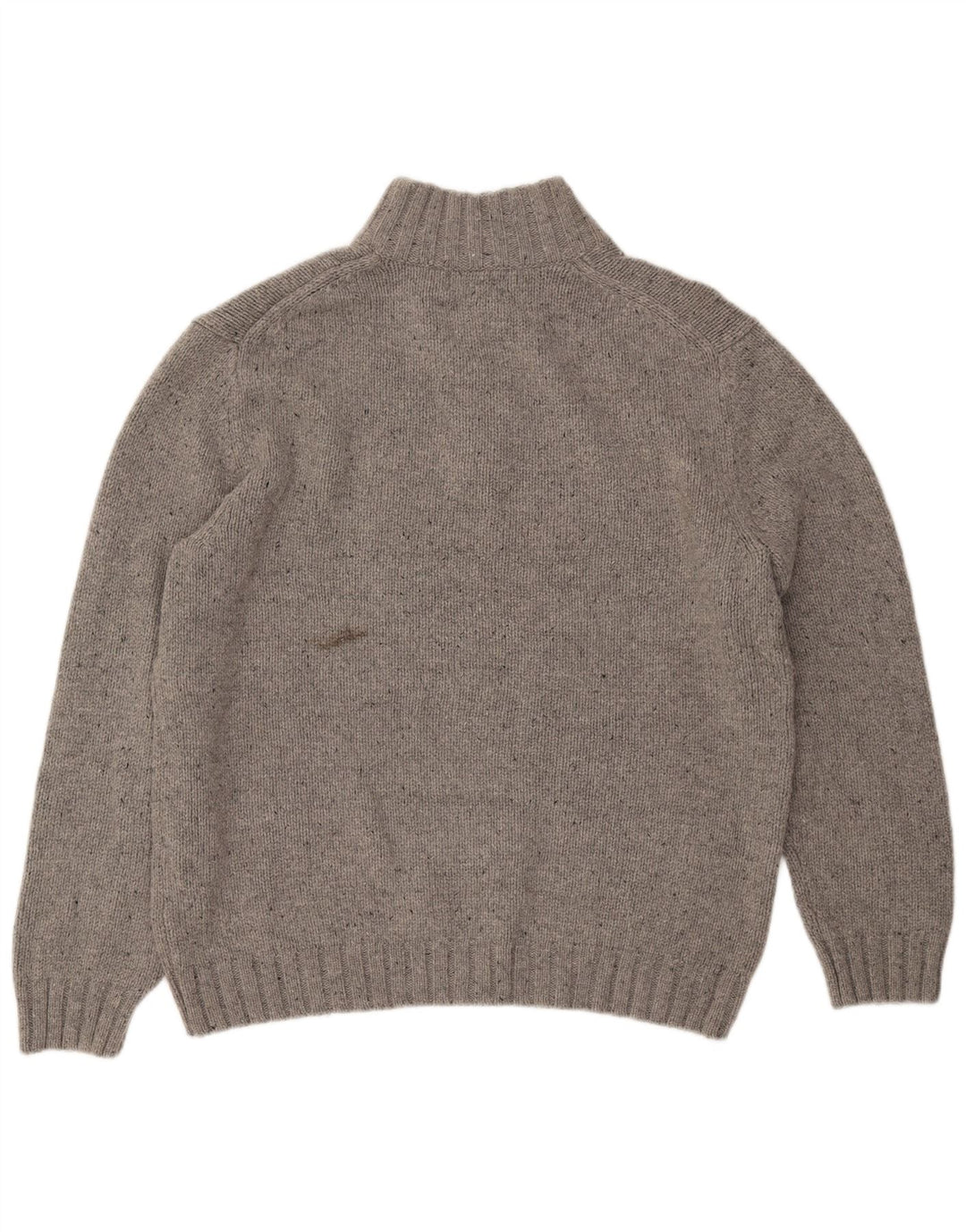 Męski sweter zapinany na guziki NAUTICA XL, szary, nakrapiany akryl