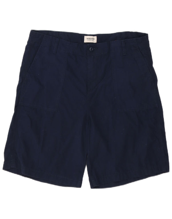 Męskie spodenki chino Jack & Jones XL W38, granatowe, bawełniane