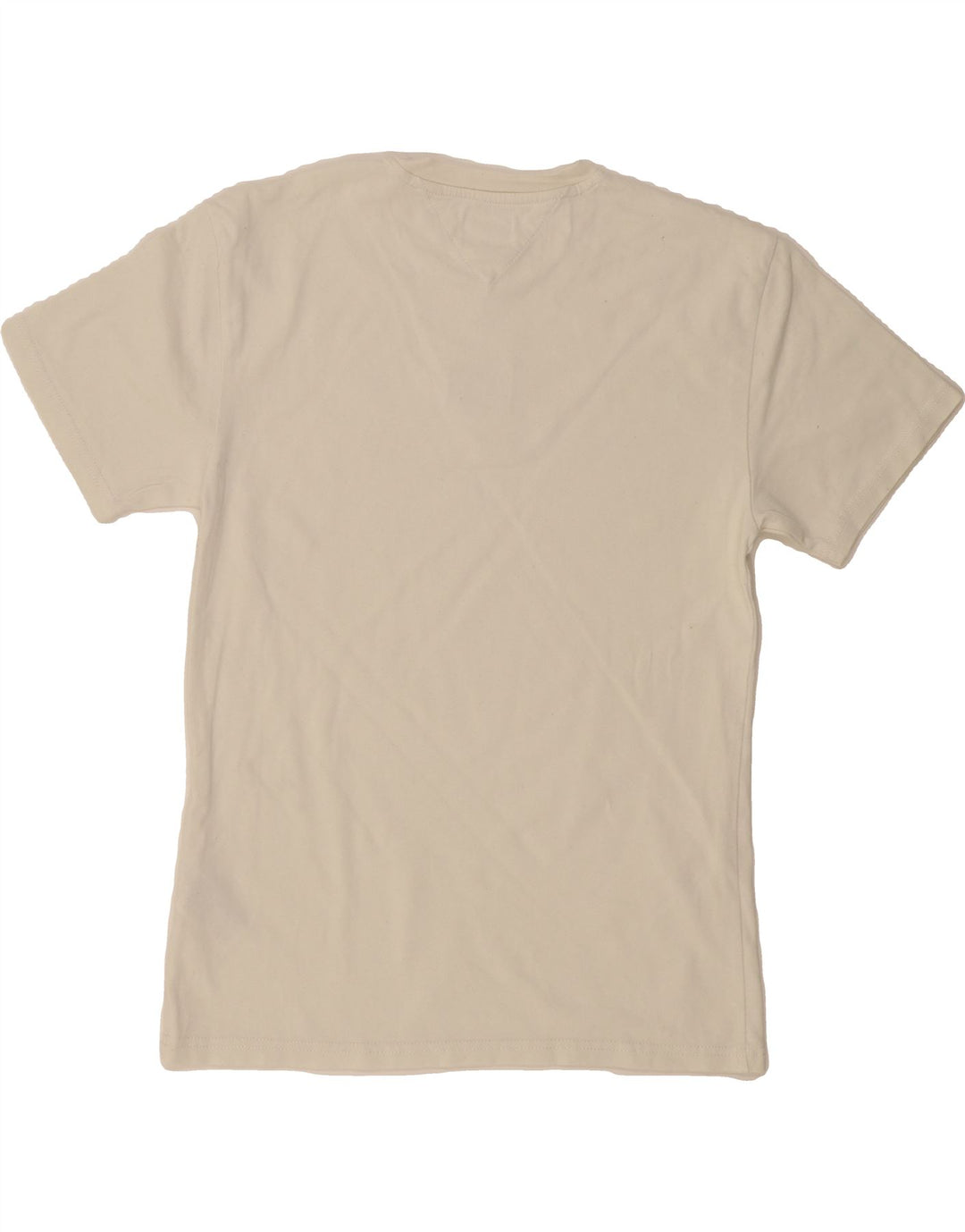 TOMMY HILFIGER Mens T-Shirt Top Small White Cotton Vintage Tommy Hilfiger and Second-Hand Tommy Hilfiger from Messina Hembry 
