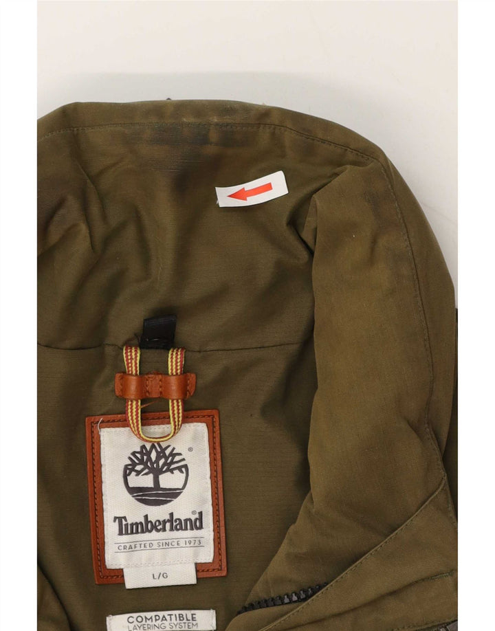 Męska kurtka użytkowa Timberland UK 40, duża, bawełniana khaki