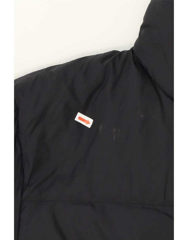 ASICS Mens Padded Jacket UK 38 Medium Black Nylon Vintage Asics and Second-Hand Asics from Messina Hembry 