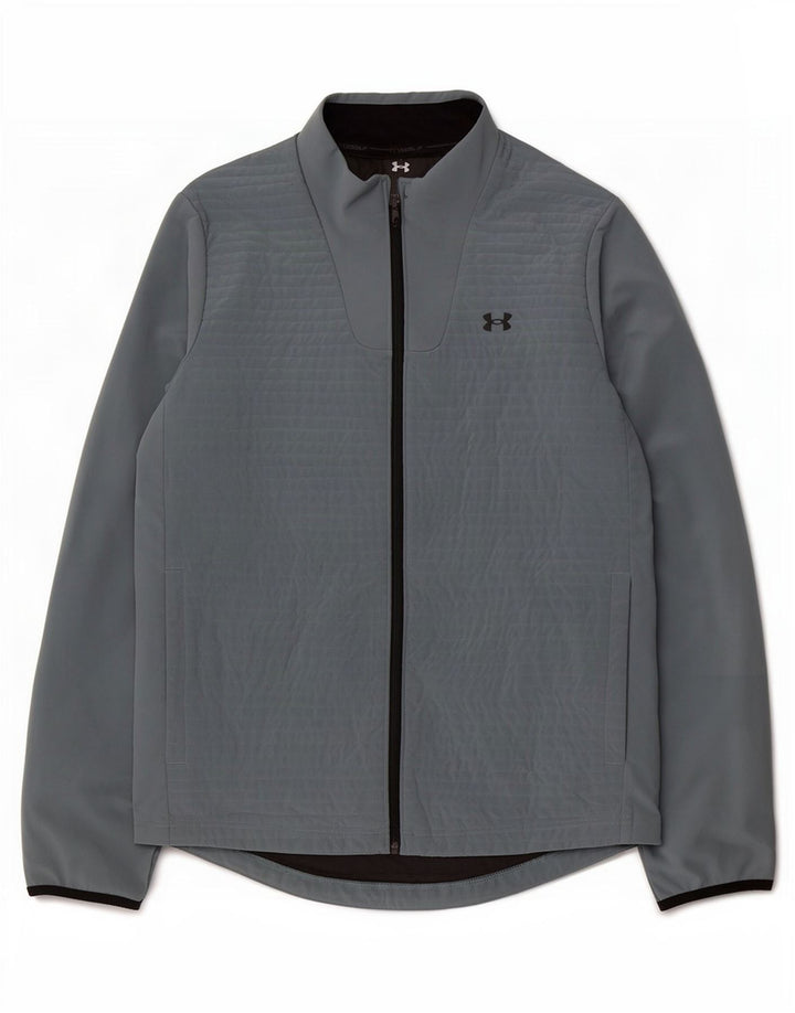 Męska bluza dresowa Under Armour Cold Gear, duża, szara, poliestrowa
