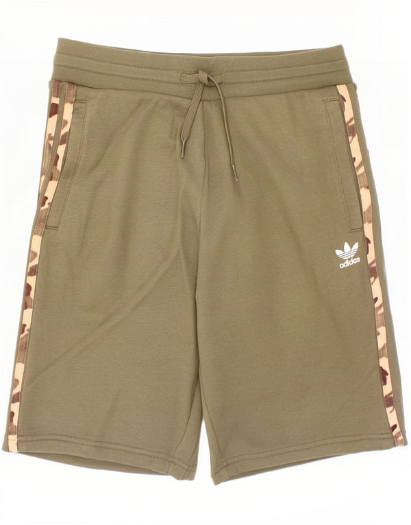 Chłopięce spodenki sportowe Adidas 13-14 lat, bawełna w kolorze khaki