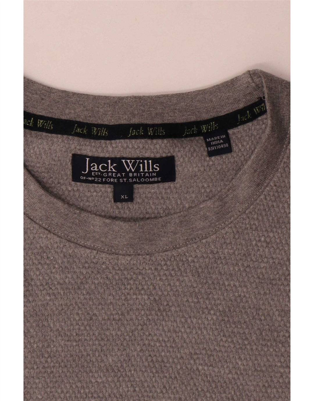 T-shirt męski Jack Wills Top XL, szary, bawełniany