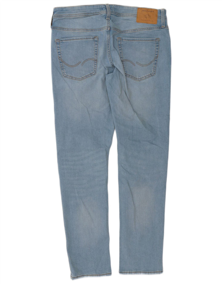 Męskie jeansy typu slim Jack & Jones W34 L32 Niebieskie bawełniane