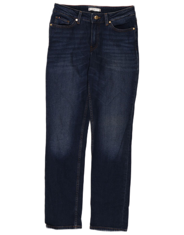 Damskie dżinsy Tommy Hilfiger Rome RW Straight W28 L30 Granatowa bawełna