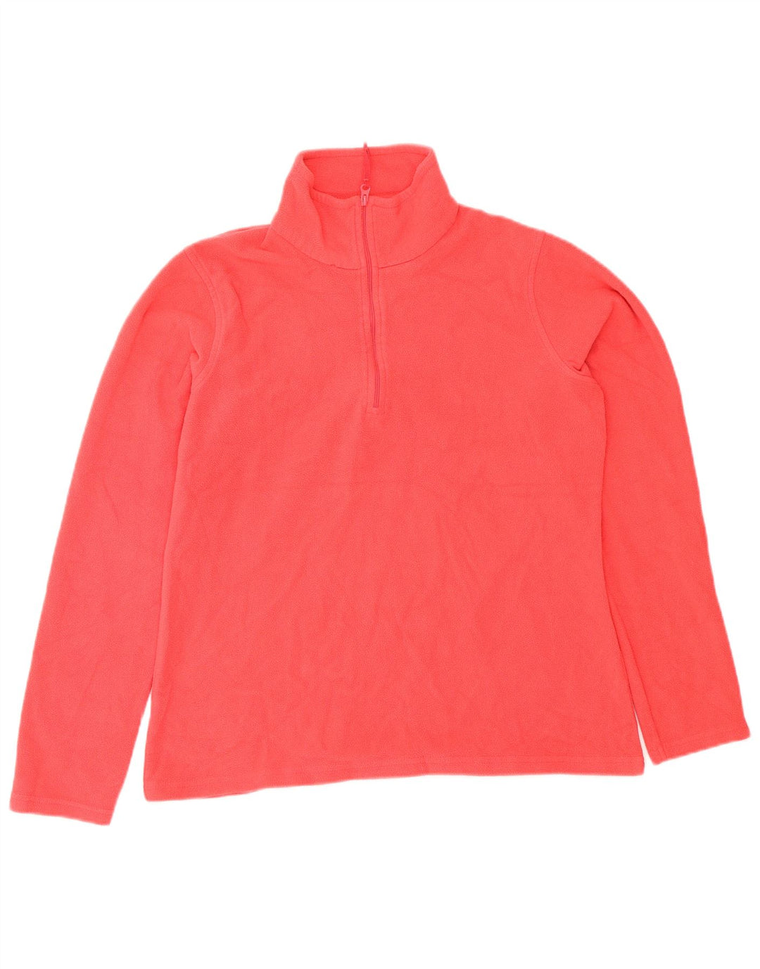 Damski sweter polarowy Mountain Warehouse z zamkiem błyskawicznym, UK 14, średni czerwony poliester