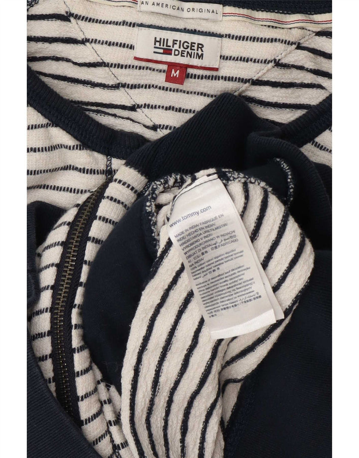 Damska kurtka dresowa Tommy Hilfiger UK 14 w średnie białe paski