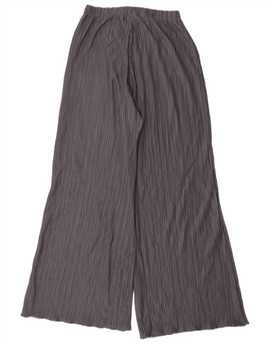 TOPSHOP Womens Wide Leg Tracksuit Trousers UK 10 Small Grey Polyester