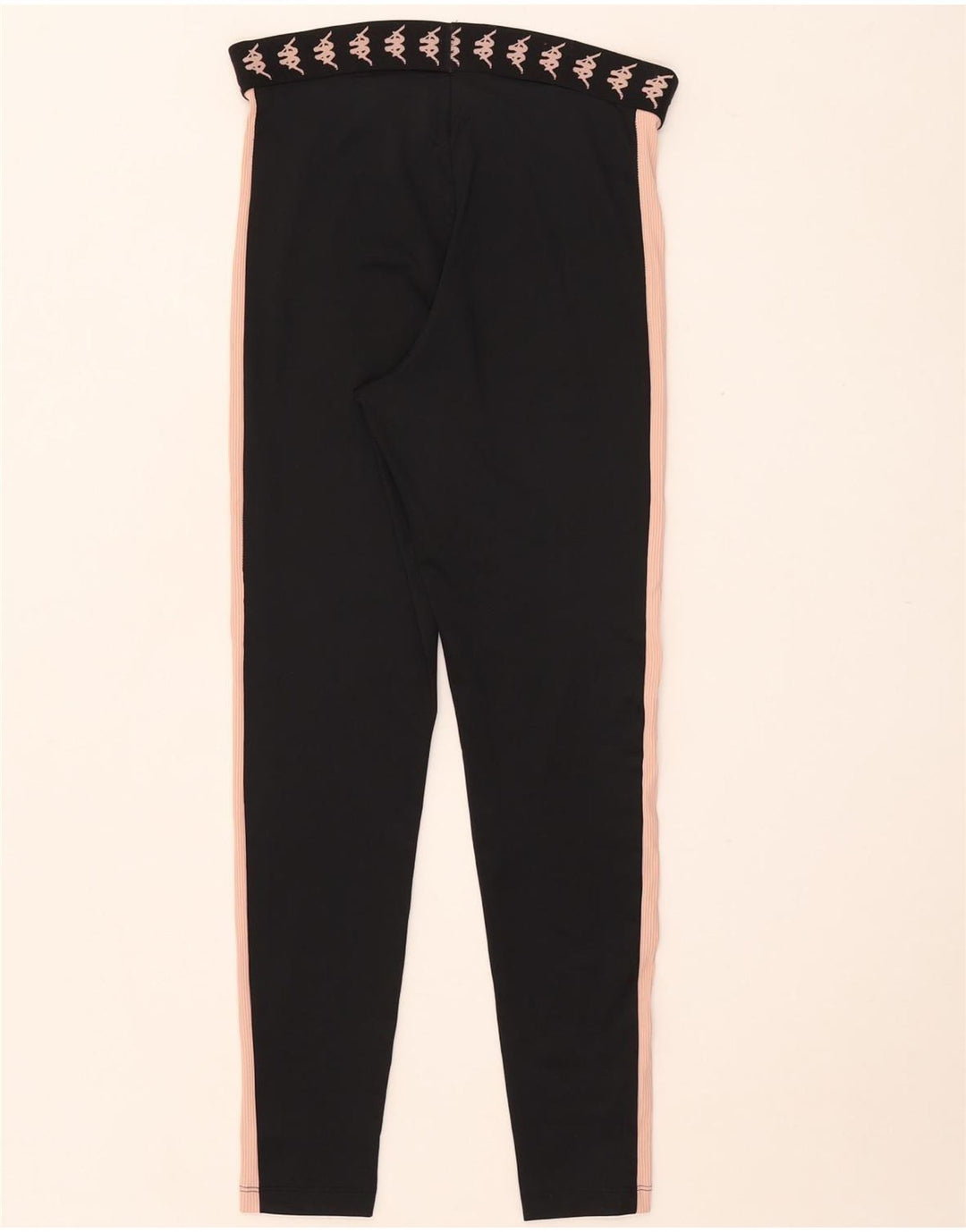 Damskie legginsy Kappa Tezenis Graphic UK 12 w kolorze średniej czerni
