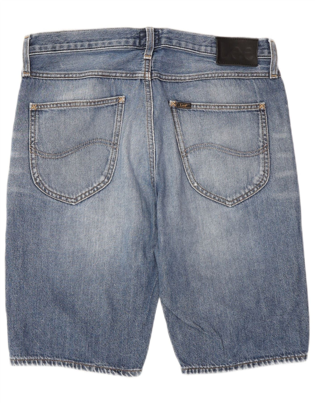 Męskie krótkie spodenki jeansowe Lee z 5 kieszeniami W31, średnioniebieskie, bawełniane